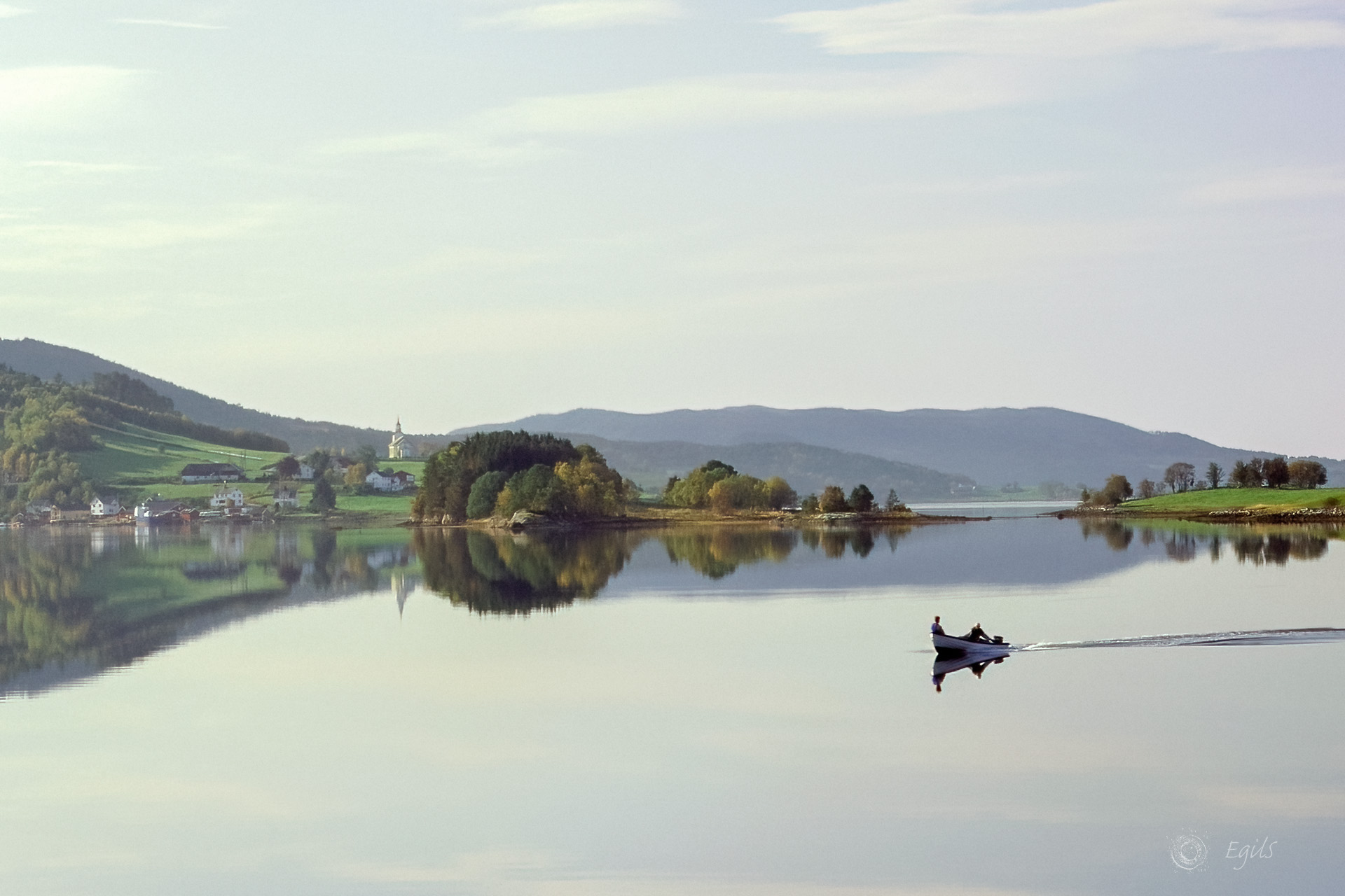 Valsøyfjord, Norway. Otnes.