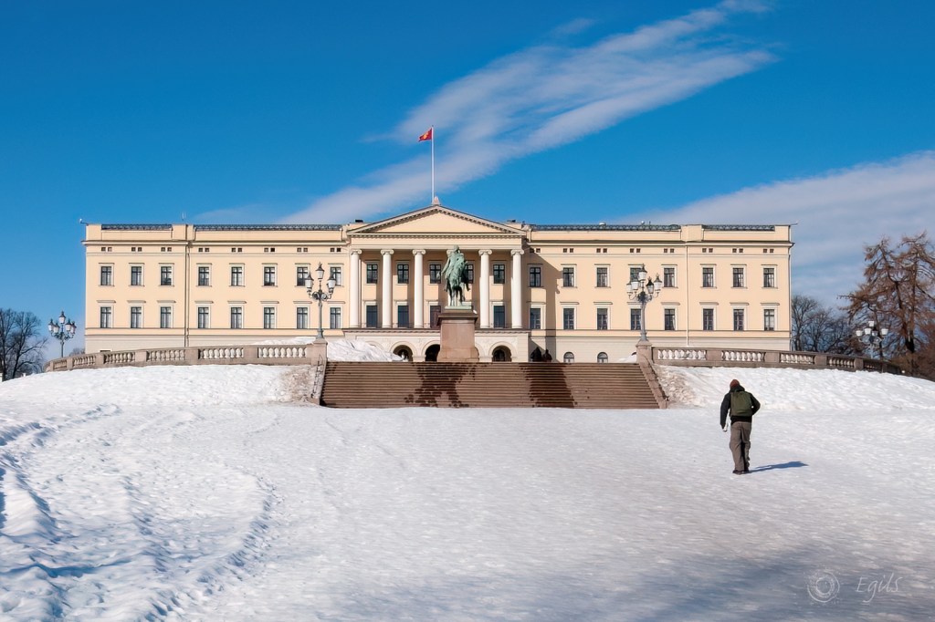 Slottet, Oslo, Askeladden, vinter,